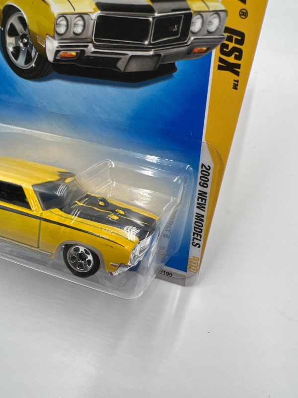 2009 Hot Wheels New Models #7 70 Buick GSX Yellow 46H on Sale