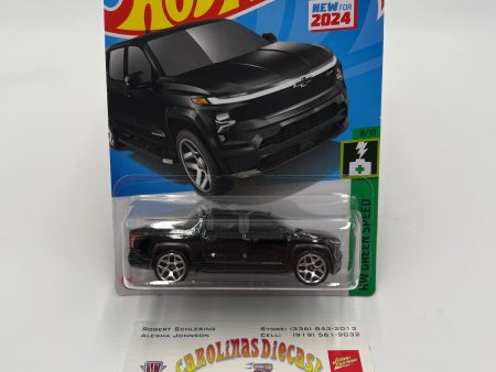 2024 Hot Wheels Q Case #110 Silverado EV RST Black 18A Hot on Sale