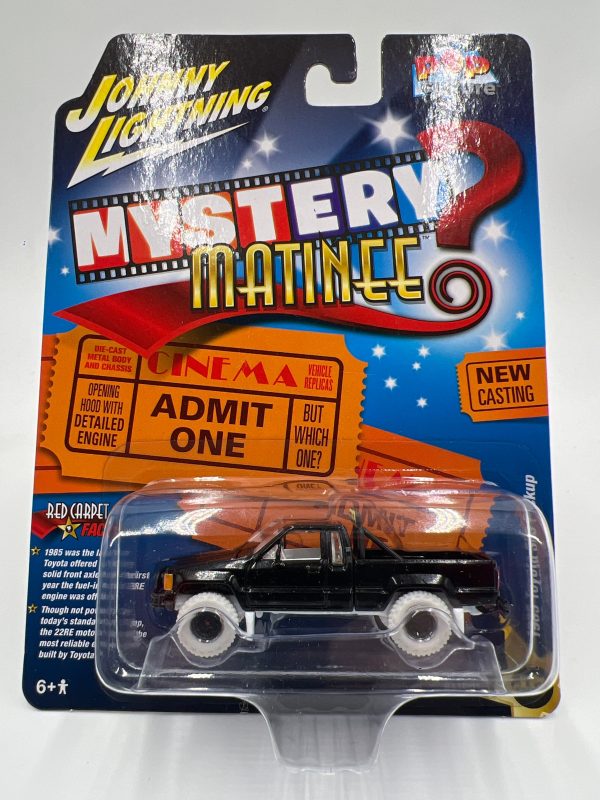 2024 Johnny Lightning Pop Culture Mystery Manitee 1985 Toyota SR5 Pickup White Lightning CHASE W Protector Online Sale