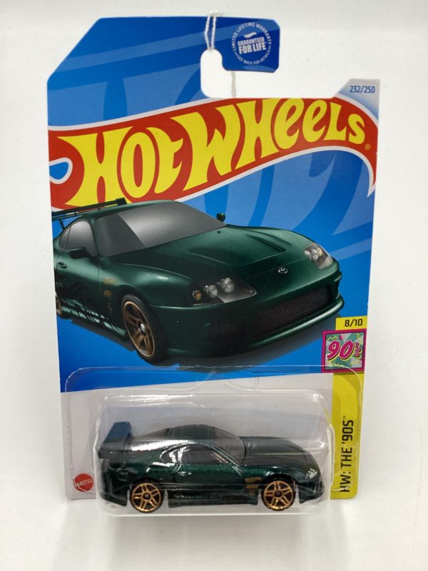 2024 Hot Wheels Q Case #232 Toyota Supra Green Online Hot Sale