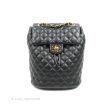 Chanel Quilted Small Urban Spirit Backpack Calfskin Black Gold Hardware Fashion