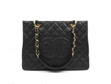 Chanel GST Black Caviar Gold Hardware Online Sale