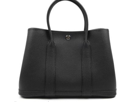 Hermès Garden Party 30 Black Negonda For Sale