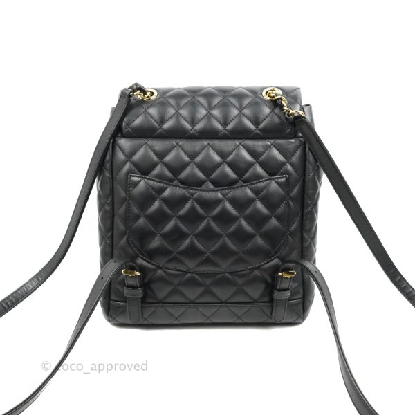 Chanel Quilted Small Urban Spirit Backpack Calfskin Black Gold Hardware Fashion