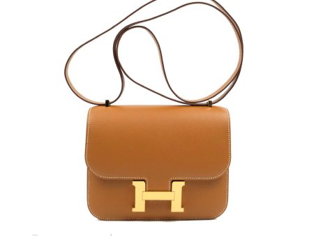 Hermès Constance Mini 18 Gold Epsom Gold Hardware Fashion