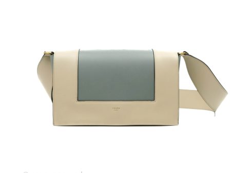 Celine Frame Bag Blue & Optic White Fashion