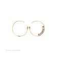 Dior J’adore Hoops Earrings Antique Gold Online now