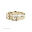 Chanel CC Crystal Pearl Bracelet Gold Tone 21A Online Hot Sale