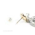 Chanel Pearl Crystal CC Drop Earrings Gold & Silver Tone 20P Cheap