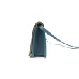 Bottega Veneta Maxi Intrecciato Mini Cassette Crossbody Bag Petrol Blue Lambskin Online