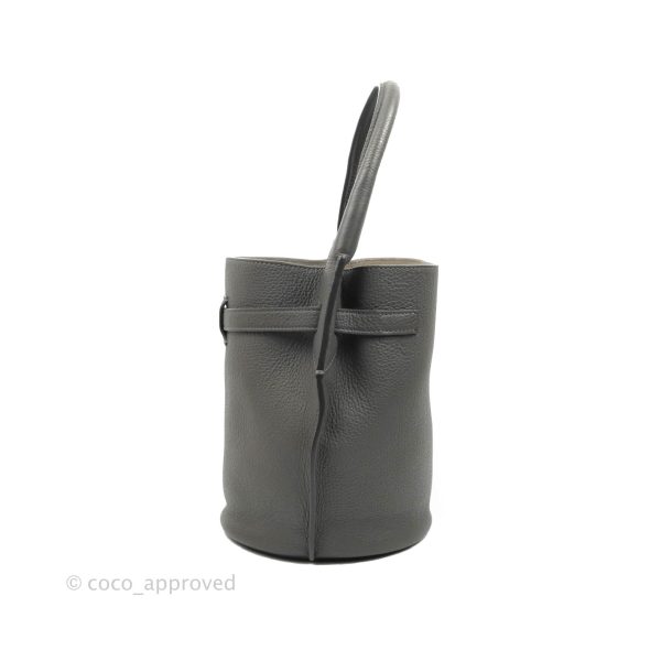 Celine Big Bag Nano Bucket Grey Grained Calfskin For Discount