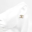 Chanel CC Crystal Earrings Gold Tone 19A Supply