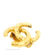 Chanel Vintage CC Clip On Earrings Gold Tone For Discount