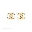 Chanel Pearl Crystal CC Earrings Gold Tone 21V Online Sale