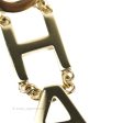 Chanel Letter Cha-Nel Logo Drop Earrings Gold Tone 19S Sale