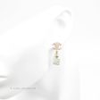 Chanel Crystal CC Perfume Bottle Drop Earrings 22S Fashion