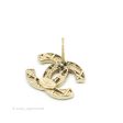 Chanel CC Earrings Gold Tone 14K Online