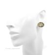 Chanel Egypt Coco Chanel Cutout Crystal Stud Earrings 19A Fashion