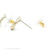 Chanel CC Earrings Gold Tone 14K Online