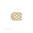 Chanel CC Pearl Ring Gold Tone 19C Online