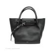 Celine Small Big Bag Black Supple Grained Leather Silver Hardware For Discount