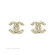 Chanel CC Pearl Earrings Gold Tone 21V Online Hot Sale