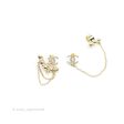 Chanel Crystal CC Earrings Ear Clip Gold Tone 22C Online