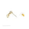 Chanel CC Crystal Earrings Gold Tone 19A Supply