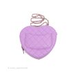 Chanel Large Heart Bag Purple Lambskin Gold Hardware 22S Online now