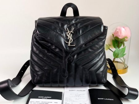 Saint Laurent Loulou Small Backpack⁣ Black Online Sale