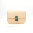 Celine Box Beige Liege Leather Medium Classic Box Gold Hardware Discount