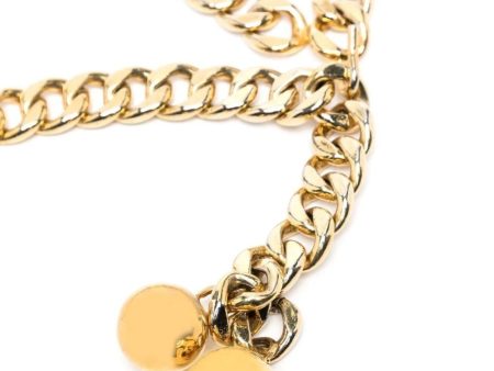 CHANEL Curb-Chain Waist Belt For Discount