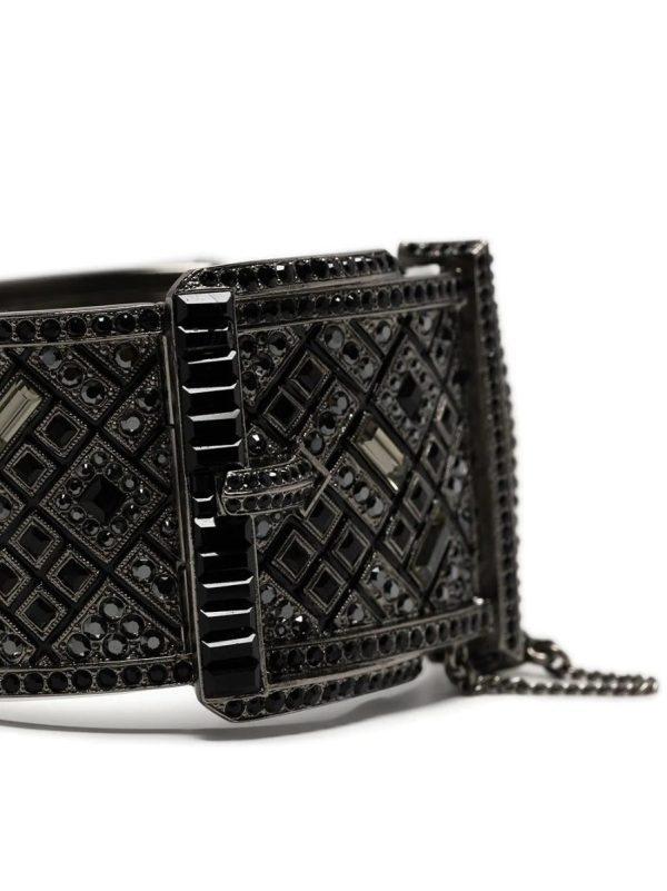 CHANEL Embellished Belt Cuff Bracelet Online Sale