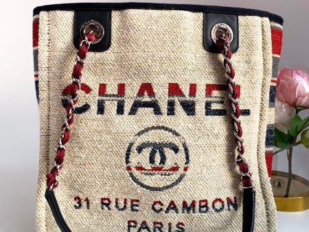 Chanel 18A Small Deauville Tote Fashion