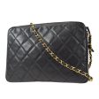 CHANEL 1996-1997 Camera Bag Large Black Caviar 97513 Discount