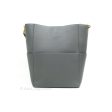 Celine Sangle Bucket Bag Grained Calfskin Grey Gold Hardware Supply