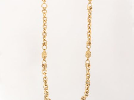 CHANEL 1994 Made Mini Cc Mark Design Chain Necklace Supply