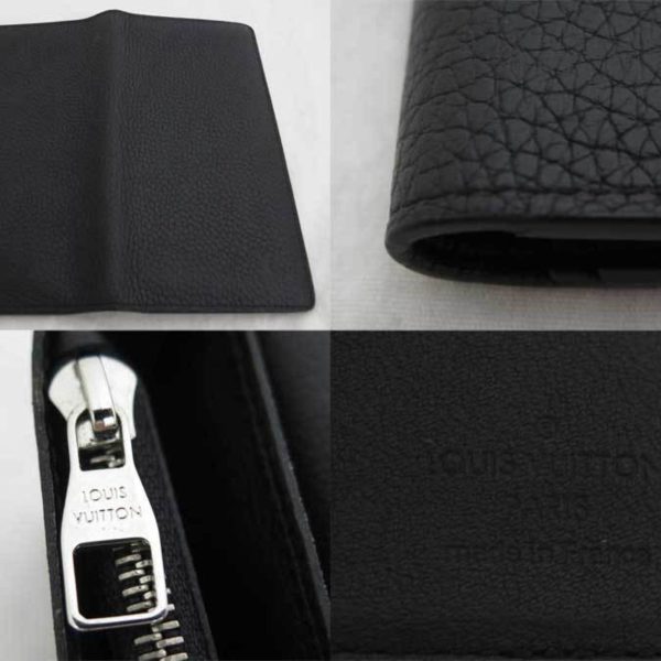 Louis Vuitton Wallet Portofeuil Brothers Black Leather Bi-Fold Women s Men s M58818 Supply